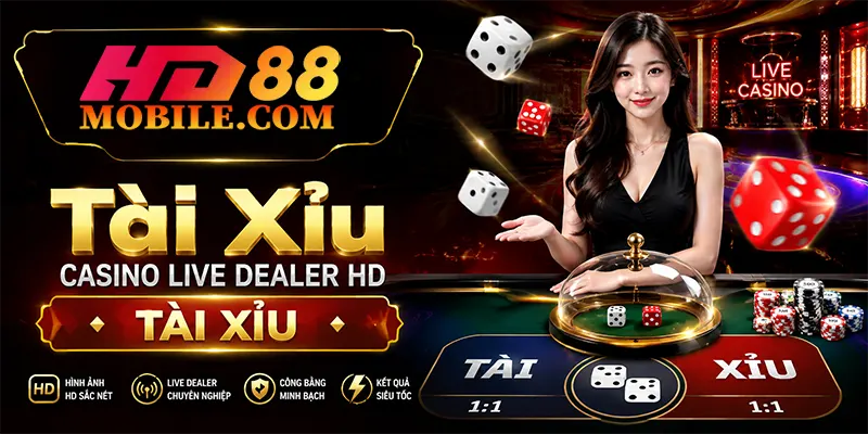 Tài Xỉu Casino Live Dealer HD