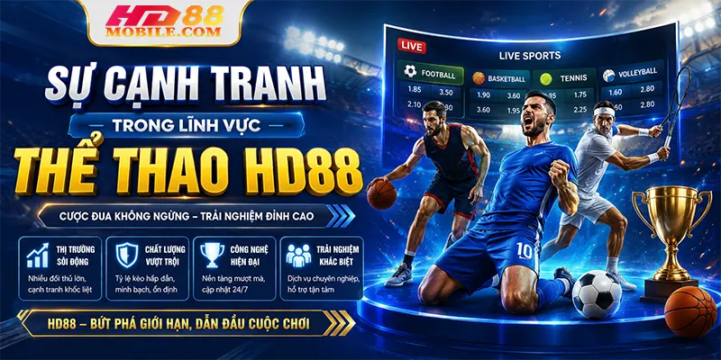 Sự cạnh tranh trong lĩnh vực thể thao HD88